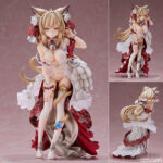 かえるのこイラスト『猫』 完成品フィギュア[ユニオンクリエイティブ]“かえるのこ”氏の人気イラスト『猫』を立体化。豪華な衣装の細部まで、完全にこだわって再現！