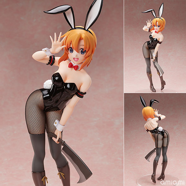 B-STYLE ひぐらしのなく頃に 業 竜宮レナ バニーVer. 1/4 完成品フィギュア[フリーイング]大人気TVアニメ『ひぐらしのなく頃に 業』に登場する圭一の同級生「竜宮レナ」が「かぁいい」黒バニースーツ姿で登場です！