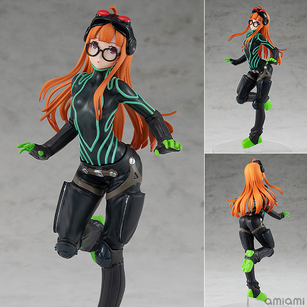 POP UP PARADE PERSONA5 the Animation ナビ 完成品フィギュア[グッドスマイルカンパニー]怪盗団の天才ハッカー・コードネーム「ナビ」をフィギュア化。メガネからちらりと覗く視線が魅力的！