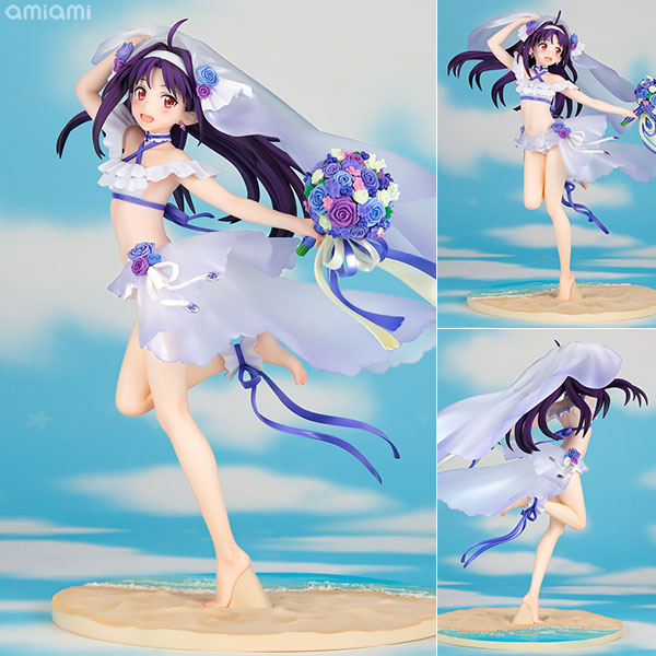 KDcolle ソードアート・オンライン ユウキ 真夏のキラメキ☆花嫁Ver. 1/7 完成品フィギュア[KADOKAWA]ブーケを手に幸せそうな表情を浮かべ、浜辺を軽やかに駆けている姿をイラストのイメージそのままに立体化。