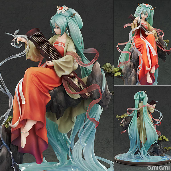 キャラクター・ボーカル・シリーズ01 初音ミク 高山流水Ver. 1/7 完成品[グッドスマイルカンパニー]『キャラクター・ボーカル・シリーズ01 初音ミク』より「初音ミク」が、中国の伝統的スタイルの衣装でスケールフィギュア化！