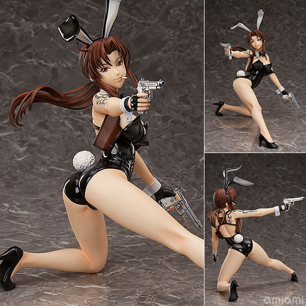 B-STYLE BLACK LAGOON レヴィ 生足バニーVer. 1/4 完成品フィギュア[フリーイング]大人気GUNアクションコミック『BLACK LAGOON』よりヒロイン「レヴィ」が、生足仕様のバニー姿で再び登場です！