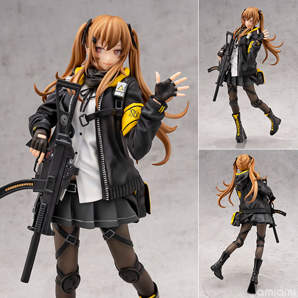 ドールズフロントライン UMP9 1/7 完成品フィギュア[ファニーナイツ]大人気ゲーム『ドールズフロントライン』より、『UMP9』が1/7スケールフィギュアで就任です。メインビジュアルをモチーフに、躍動感あふれるポージングで立体化しました。
