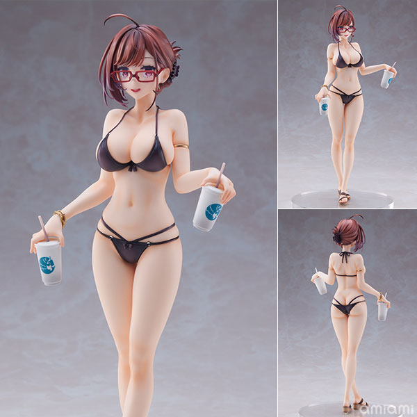 92Mイラスト『近視の姉 水着Ver.』 完成品フィギュア[ユニオンクリエイティブ]イラストレーター“92M”氏の人気イラストシリーズの『近視の姉』が水着姿にて登場。抜群のプロポーションを完全再現！