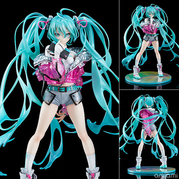 キャラクター・ボーカル・シリーズ01 初音ミク with SOLWA 1/7 完成品フィギュア[グッドスマイルカンパニー]大人気イラストレーター：米山舞氏が描き下ろしたクールな「初音ミク」を1/7スケールで立体化！