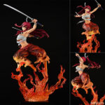 FAIRY TAIL エルザ・スカーレット 侍-光炎万丈-ver.紅 1/6 完成品フィギュア[オルカトイズ]エルザ・スカーレットが勇ましい侍姿の『エルザ・スカーレット侍-光炎万丈-ver.紅』でフィギュア化。炎はクリア素材のため臨場感があり、袴は取り外しが可能です。