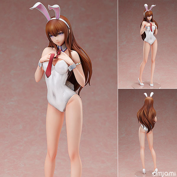 B-style STEINS；GATE 牧瀬紅莉栖 生足バニーVer. 1/4 完成品フィギュア[フリーイング]想定科学アドベンチャー『STEINS；GATE(シュタインズ・ゲート)』より、未来ガジェット研究所ラボメンNo.004にしてヒロイン、「牧瀬紅莉栖」がバニースタイルで再び登場です！