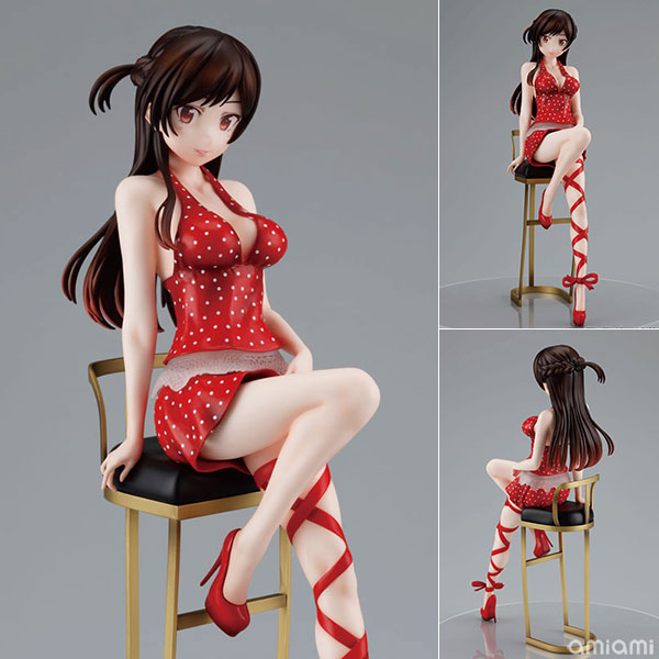 『彼女、お借りします』水原千鶴 デートドレスVer. 1/7 完成品フィギュア[ソル・インターナショナル]『彼女、お借りします』より、セクシーなドレスに身を包んだ「水原千鶴」が1/7スケールフィギュアとなって登場！