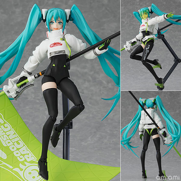 figma 初音ミク GTプロジェクト レーシングミク 2022ver.[グッドスマイルレーシング]『初音ミク GTプロジェクト』専用キャラクター「レーシングミク」の2022Ver.をfigma化。人気イラストレーター、neco氏が描いたイラストを再現しました。