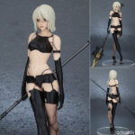 NieR：Automata A2 (ヨルハA型二号) ショートヘアVer. 完成品フィギュア[スクウェア・エニックス]ショートヘア頭部と放熱キャミソール非装着ボディのA2フィギュア本体に黒の倨傲(槍)と専用台座が付属する仕様です。