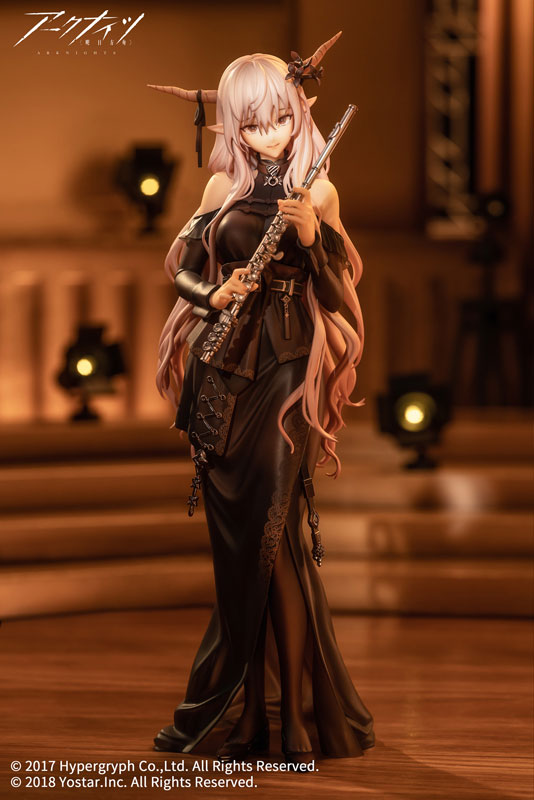 アークナイツ シャイニング 前航遠歌VER. 1/7 完成品フィギュア[APEX]大人気ソーシャルゲーム『アークナイツ』より、医療オペレーターシャイニングが、公式音楽祭の特別衣装「前航遠歌(ぜんこうえんか)」の姿でフィギュア化デビュー！