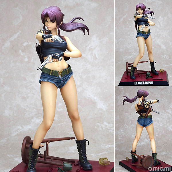 BLACK LAGOON Revy Two Hand 2022 ver.A 1/6 完成品フィギュア[フルコック]『BLACK LAGOON』より、2016年(株)ニューラインから発売の「Revy Two Hand」が前回は共同開発パートナーであったアルゴ舎より2022年版として登場です。