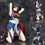 千恋*万花 常陸茉子 1/3.5 完成品フィギュア[アリスグリント]ゆずソフトがおくる大人気ゲーム『千恋*万花』より、巫女姫様の護衛として育てられた少女「常陸茉子」を1/3.5スケールの巨大フィギュアにしちゃいました！