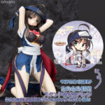 千恋*万花 常陸茉子【あみあみ限定特典：スタンド付き缶バッジ(こもわた遙華先生描き下ろしミニキャライラスト)付き】1/3.5 完成品フィギュア[アリスグリント]色々な意味で置き場所に困ってしまうフィギュアを、ぜひお手元でご堪能くださいませ！