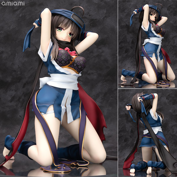 千恋*万花 常陸茉子 1/3.5 完成品フィギュア あみあみ限定版[アリスグリント]巨大サイズである事を活かして、ずれてお尻に食い込んだパンツや美しいボディラインなどなど、しっかり再現しています。