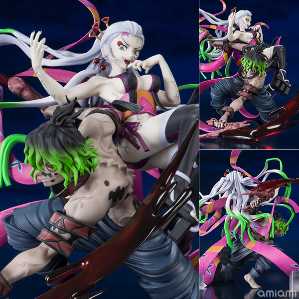 フィギュアーツZERO 堕姫・妓夫太郎 『鬼滅の刃』[BANDAI SPIRITS]フィギュアーツZEROに、テレビアニメ「鬼滅の刃」より上弦の陸の鬼である「堕姫・妓夫太郎」が登場！