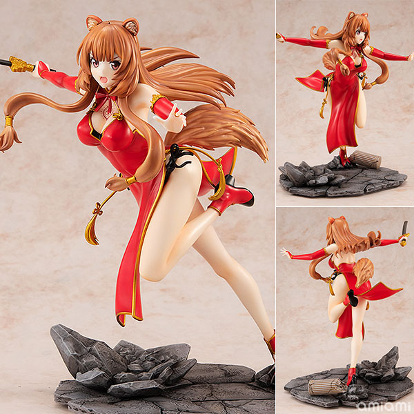 KDcolle 盾の勇者の成り上がり Season 2 ラフタリア RED DRESS STYLE ver. 1/7 完成品フィギュア[KADOKAWA]チャイナドレス風のオリジナル衣装をまとい、敵と相対しているシーンを切り取った躍動感溢れるポージングで立体化しました。