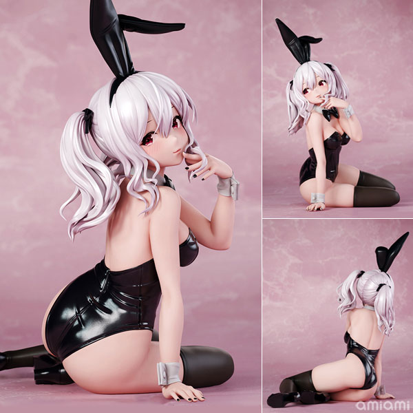 がち恋バニーガール チェリル 1/7 完成品フィギュア[B´full FOTS JAPAN]恋し恋されのオリジナルフィギュア“がち恋”シリーズより、パールがかった白髪が美しいバニーガール姿の少女「チェリル」が登場。