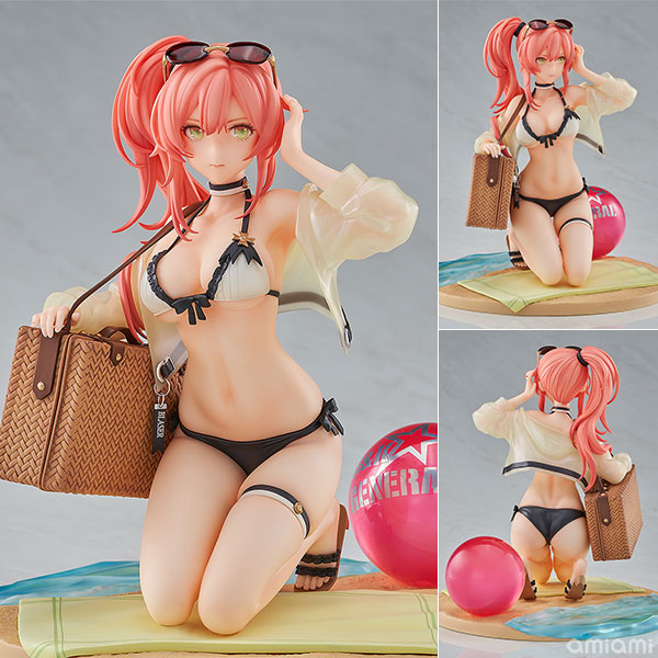 ドールズフロントライン R93 ラッキースターの休日Ver. 1/6 完成品フィギュア[ネオンマックス]ASK先生の絵柄を忠実に再現し、お顔をはじめ、ボディーラインや脚からお尻まわりにとことん拘り、水着の良さが出た見所満載な商品になりました！