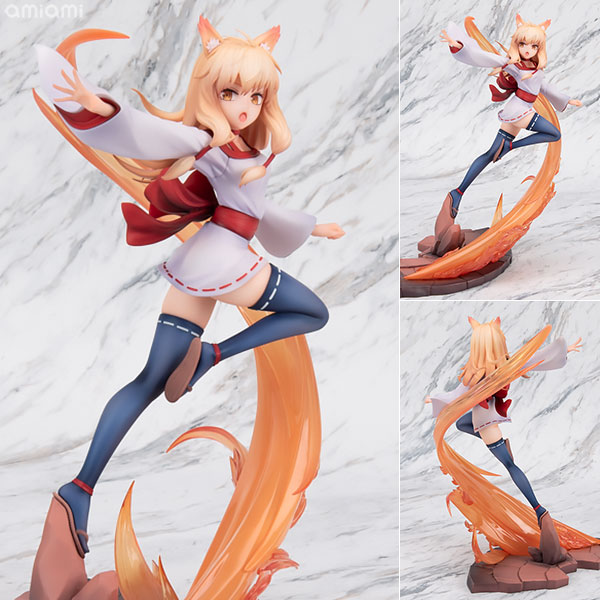 和風バトルファンタジー・『戦国妖狐 世直し姉弟編』のたまが1/7完成品スケールフィギュアとなって凛々しく登場！