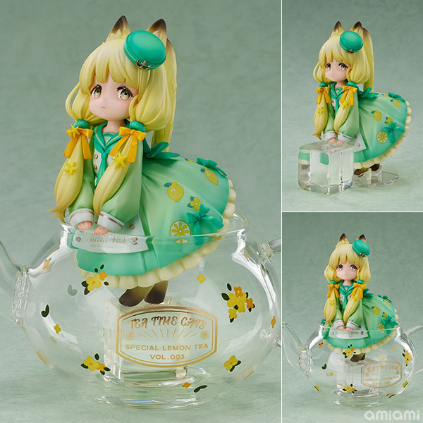 オリジナルデフォルメフィギュアDLCシリーズ 『ティータイム キャッツ』：「レモン・キャット」[RIBOSE]
