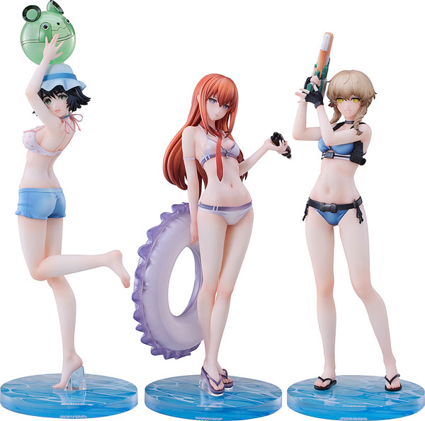 STEINS；GATE 牧瀬紅莉栖＆椎名まゆり＆阿万音鈴羽 水着Ver. セット 1/7 完成品フィギュア[Solarain]