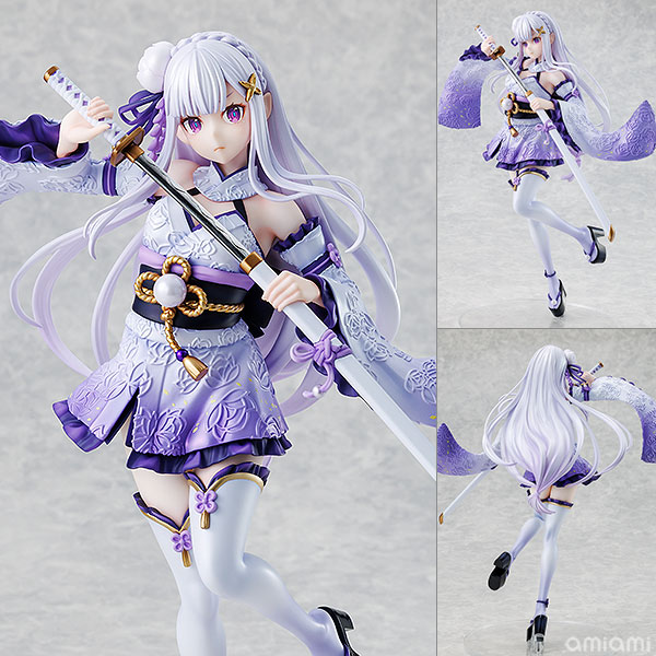 Re：ゼロから始める異世界生活 エミリア 戦装束ver. 1/7 完成品フィギュア[KADOKAWA]