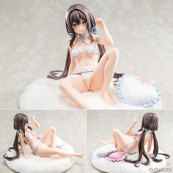 大人気作家karory(KAROMIX)が描く『妹と妹の親友で催眠耐性EXの清楚JCと催眠でイチャイチャする本』より、星宮あまねが水着で立体化！