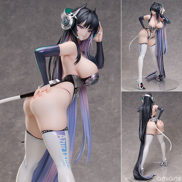 スマートフォン向けアプリ『アズールレーン』より、ヴィシア陣営の巡洋戦艦「ストラスブール」の着せ替え衣装「謡精舞うサーキット」が1/4スケールで登場です。