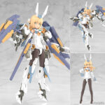 「バーゼラルド」を人間比1/6スケール(約25cm)で商品化しました。 デザイナーはもちろん島田フミカネ氏、柳瀬敬之氏になります。