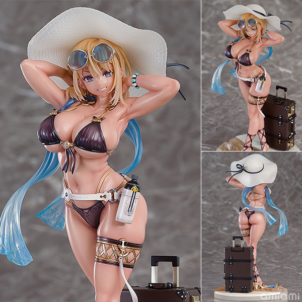 トリダモノオリジナル「ミラ(Mira) Sunset Ver.」1/7完成品フィギュア|夏のラグジュアリー体験!