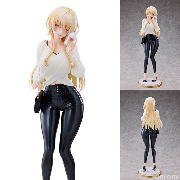 恋ヶ窪あおい Illustrated by ふじ子 1/4 完成品フィギュア レザーパンツ豪華版[Otherwhere]
