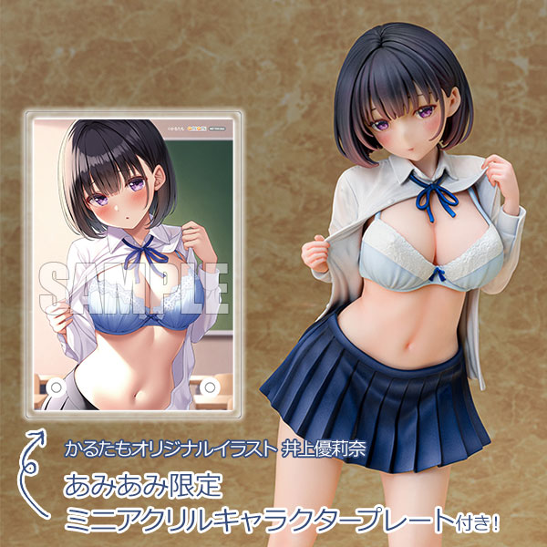 かるたもオリジナルイラスト 井上優莉奈【あみあみ限定特典：ミニアクリルキャラクタープレート(A6サイズ)付き】1/6 完成品フィギュア[ダイキ工業]