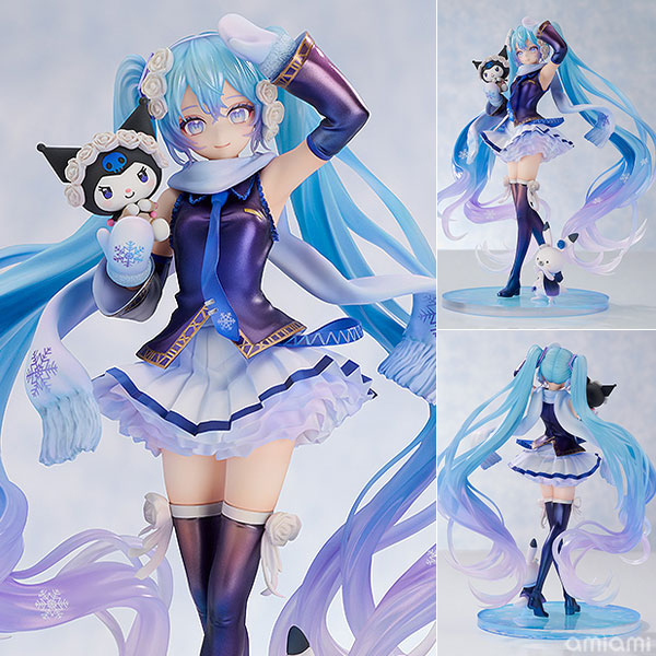 キャラクター・ボーカル・シリーズ01 初音ミク 雪ミク×クロミ 1/7 完成品フィギュア[グッドスマイルカンパニー]