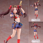 製品は頭部が塗装・組立済み、その他の部分は未塗装・未組立で肌色や水着等、多色カラー成形のキット。新感覚の半完成品・組立フィギュアモデルです。