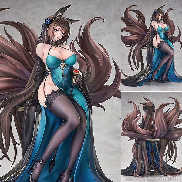 人気スマートフォンゲーム『アズールレーン』より、「天城」が華やかなドレス衣装【玉座落鸞】の姿で、1/7スケールフィギュアとなって登場！