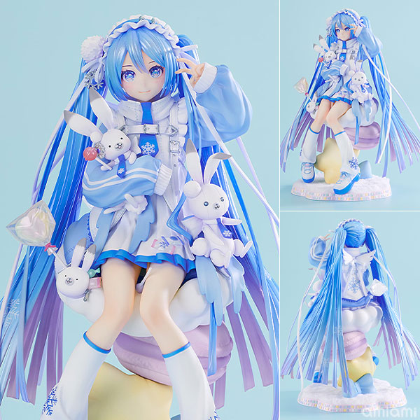 キャラクター・ボーカル・シリーズ01 初音ミク 雪ミク Yukiiro Pop Ver. 1/7 完成品フィギュア[グッドスマイルカンパニー]