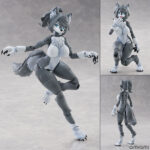 けもプラ No.KP-03R ハイイロオオカミ プラモデル[アオシマ]