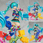 初音ミク MIKU EXPO 5th Anniv. / Lucky☆Orb： UTA X KASOKU Ver. 1/8 完成品フィギュア[グッドスマイルカンパニー]世界ツアー「HATSUNE MIKU EXPO」5周年記念ソング「ラッキー☆オーブ feat. 初音ミク」のMVに登場した初音ミクを立体化！