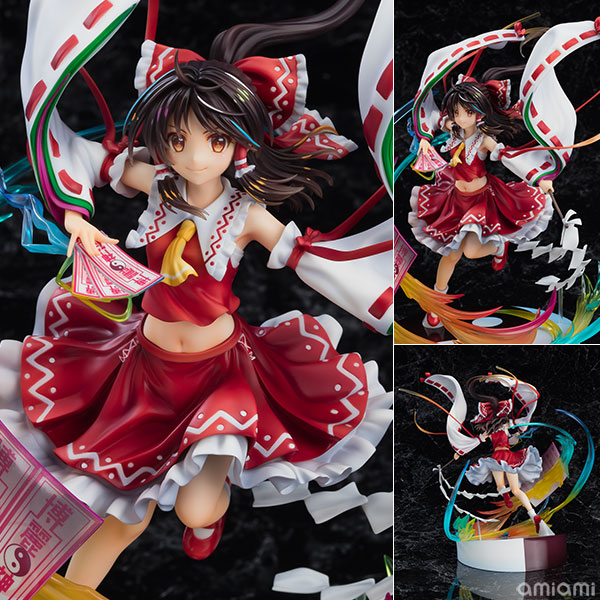 東方LostWord 博麗霊夢 1/8 完成品フィギュア[グッドスマイルカンパニー]同作のビジュアルイラストを担当するイラストレーター・夢野ろて氏により、フィギュア用に特別に表情を描き下ろしたイラストをもとにスケールフィギュア化いたしました。