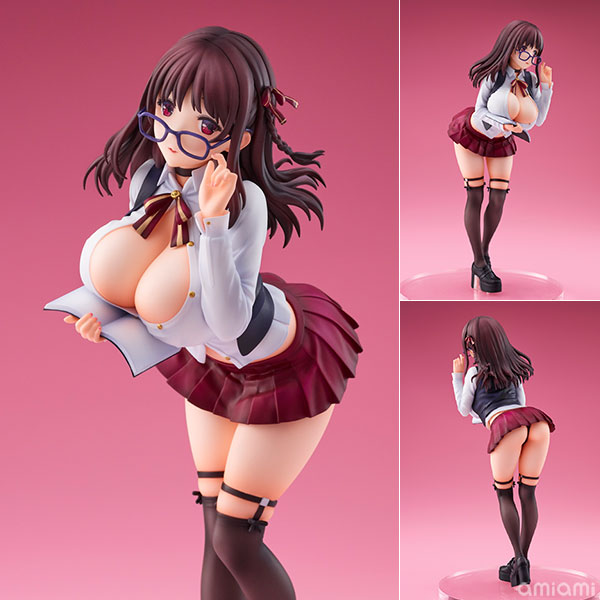 魔太郎イラスト『秘密の専属司書』 完成品フィギュア[ユニオンクリエイティブ]知的な雰囲気の中にある肉感たっぷりのボディをお手元で是非お楽しみください。