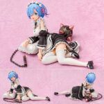 Re：ゼロから始める異世界生活 レム 1/7 完成品フィギュア[キャラアニ]ポージングだけでなく、専用クッション、「レム」の武器であるモーニングスターが付属したボリューム満点な「レム」をGETするチャンスです！