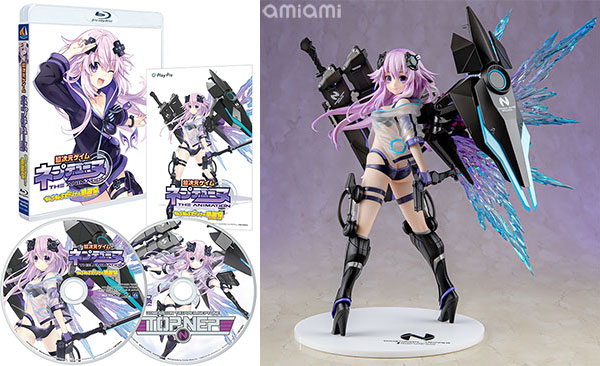 BD 次元の旅人ネプテューヌ ジェネレーターユニットver.スケールフィギュア、シューティングゲーム「TOP NEP」同梱 OVA「超次元ゲイム ネプテューヌ ～ねぷねぷだらけのフェスティバル～」Blu-ray LIMITED EDITION[フロンティアワークス]