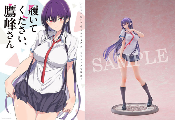 BD 履いてください、鷹峰さん 第1巻 鷹峰高嶺 1/7スケールフィギュア付き完全数量限定版 (Blu-ray Disc)[KADOKAWA]