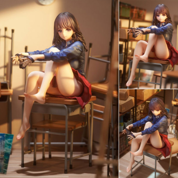 人気絵師、hitomio拾六先生のオリジナルイラスト「風薫る-放課後」が1/6スケールの異色バージョンで登場！