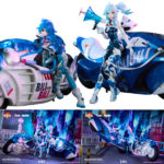 bilibili 2233 ダブルモーターバイクセット スピードスリップストリーム 拜年紀 1/12 アクションフィギュア[大漫匠アニメスター]