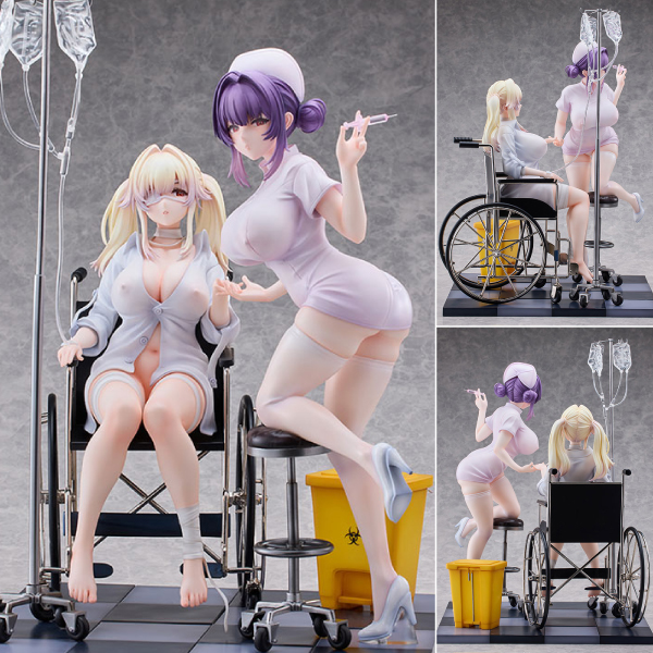 萌姫連合 ゆり＆ステラ ゆり＆ステラ 病院ver. セット 1/4 完成品フィギュア[HOTVENUS]