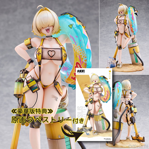 人気スマホゲーム『勝利の女神：NIKKE』より、「勝利の女神：NIKKE エレグ：ブーム・アンド・ショック」が1/7スケールフィギュアで登場です。豪華版には原画タペストリーが付属します！