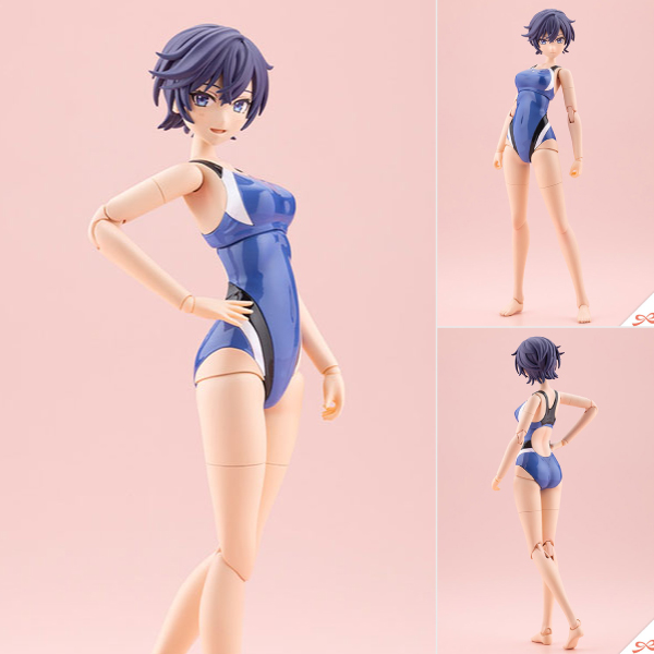 創彩少女庭園 早乙女瑠衣（桃桜高校・競泳水着）プラモデル予約開始｜コトブキヤ新作の見どころ！