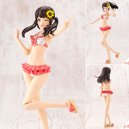 創彩少女庭園 結城まどか[水着] 1/10 プラモデル[コトブキヤ]結城まどかが制服に続いて元気いっぱい夏らしい水着姿で登場♪体育座りができる専用ボディを使って机の上にちょこんと座る姿も愛らしいですよ。